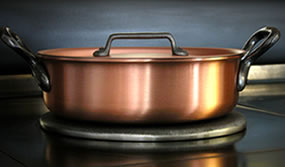 Plaats Laan George Bernard Inductie plaat: Koken met koper op inductievuren - Falk Culinair
